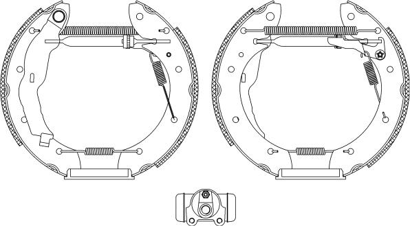 Pagid R0685 - Комплект спирачна челюст vvparts.bg