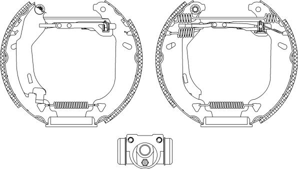 Pagid R0095 - Комплект спирачна челюст vvparts.bg