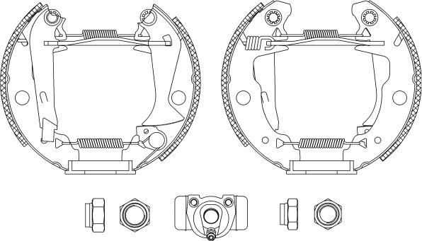 Pagid R0080 - Комплект спирачна челюст vvparts.bg