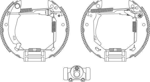 Pagid R0155 - Комплект спирачна челюст vvparts.bg