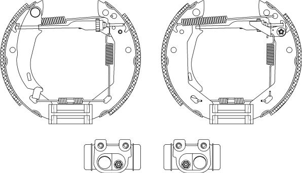 Pagid R0150 - Комплект спирачна челюст vvparts.bg