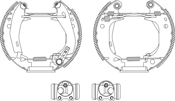 Pagid R0165 - Комплект спирачна челюст vvparts.bg