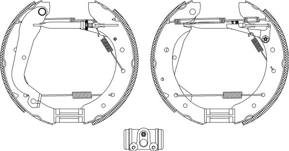 Pagid R0110 - Комплект спирачна челюст vvparts.bg
