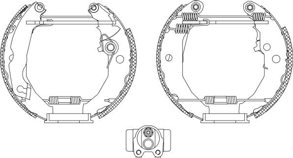 Pagid R0125 - Комплект спирачна челюст vvparts.bg