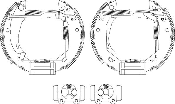 Pagid R0170 - Комплект спирачна челюст vvparts.bg