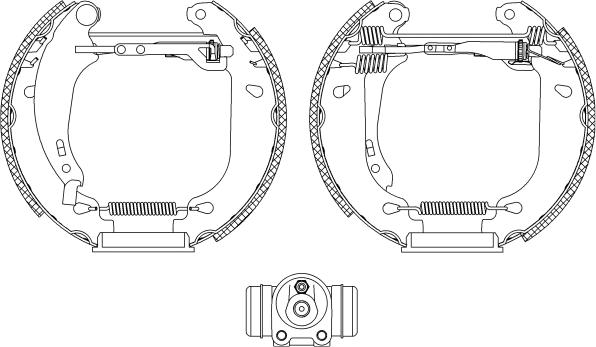 Pagid R0880 - Комплект спирачна челюст vvparts.bg