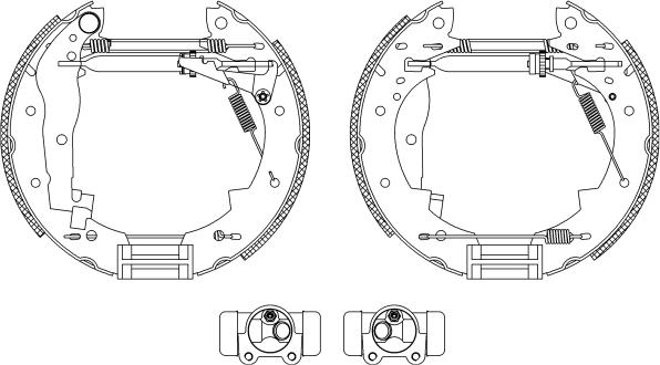 Pagid R0355 - Комплект спирачна челюст vvparts.bg