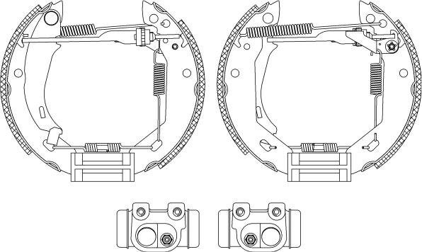 Pagid R0370 - Комплект спирачна челюст vvparts.bg