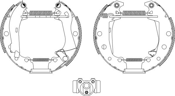 Pagid R0295 - Комплект спирачна челюст vvparts.bg