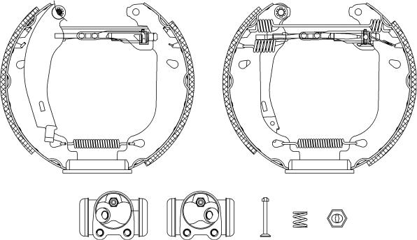 Pagid R0265 - Комплект спирачна челюст vvparts.bg