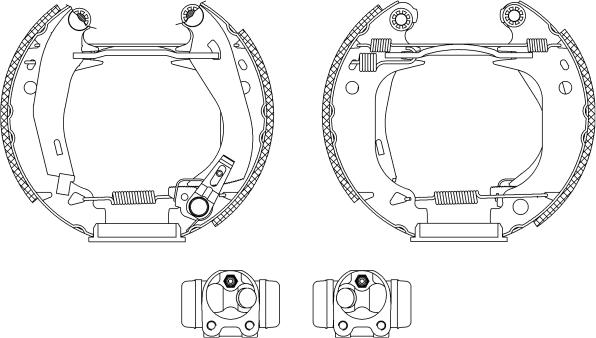 Pagid R0210 - Комплект спирачна челюст vvparts.bg