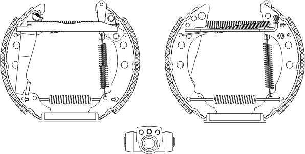 Pagid R0230 - Комплект спирачна челюст vvparts.bg