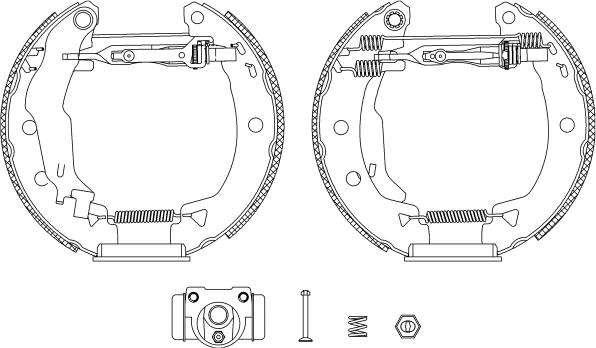 Pagid R0715 - Комплект спирачна челюст vvparts.bg