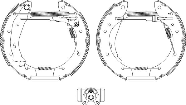 Pagid R0720 - Комплект спирачна челюст vvparts.bg