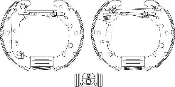 Pagid R1185 - Комплект спирачна челюст vvparts.bg