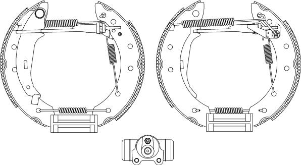 Pagid R1135 - Комплект спирачна челюст vvparts.bg