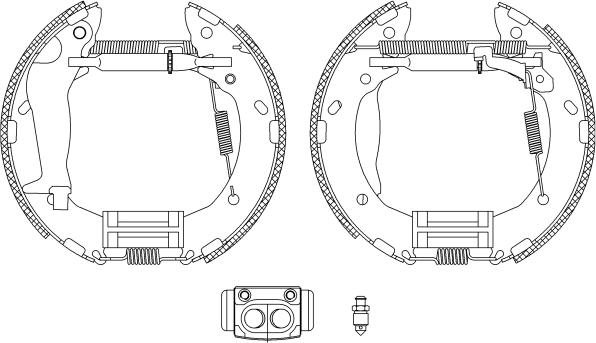 Pagid R1340 - Комплект спирачна челюст vvparts.bg