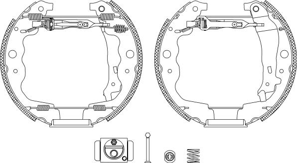 Pagid R1350 - Комплект спирачна челюст vvparts.bg