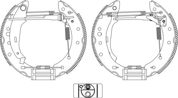 Pagid R1351 - Комплект спирачна челюст vvparts.bg