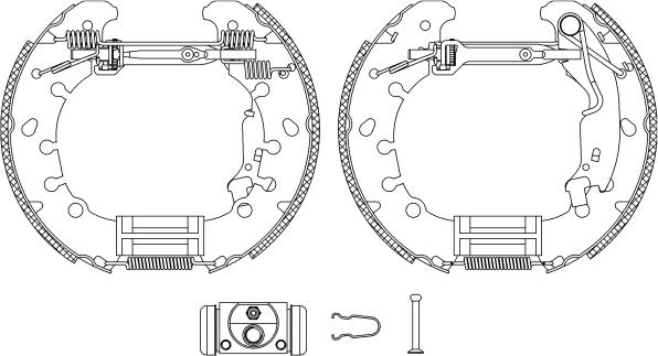 Pagid R1309 - Комплект спирачна челюст vvparts.bg