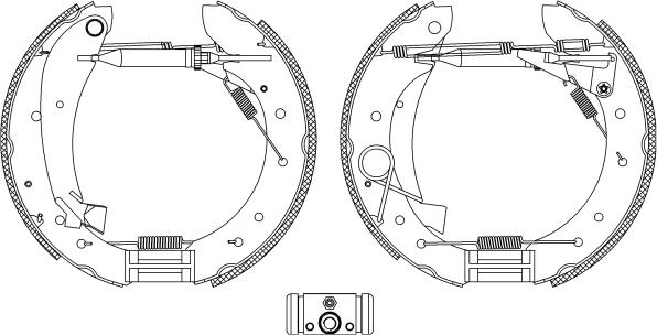 Pagid R1319 - Комплект спирачна челюст vvparts.bg