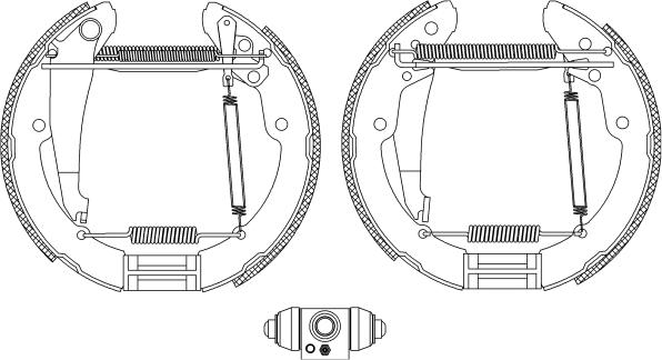 Pagid R1316 - Комплект спирачна челюст vvparts.bg