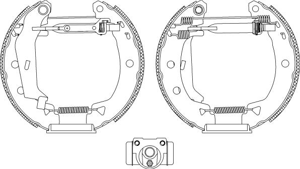 Pagid R1324 - Комплект спирачна челюст vvparts.bg