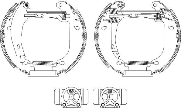 Pagid R1323 - Комплект спирачна челюст vvparts.bg