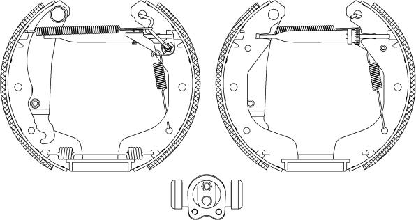 Pagid R1327 - Комплект спирачна челюст vvparts.bg