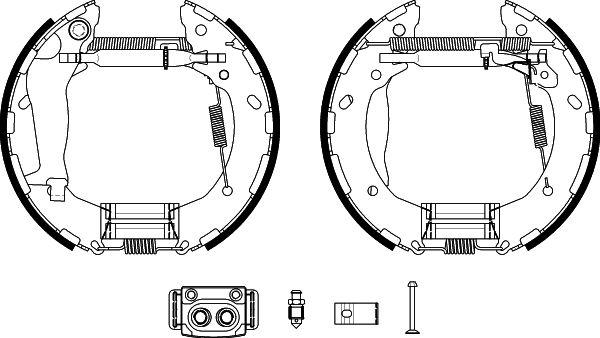 Pagid R1375 - Комплект спирачна челюст vvparts.bg