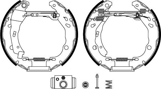 Pagid R1372 - Комплект спирачна челюст vvparts.bg