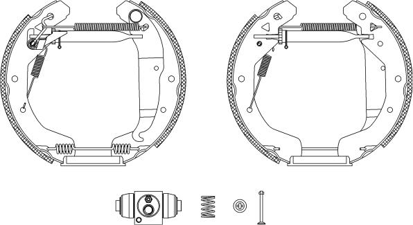 Pagid R1295 - Комплект спирачна челюст vvparts.bg