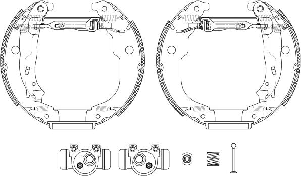 Pagid R1290 - Комплект спирачна челюст vvparts.bg