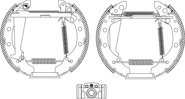 Pagid R1292 - Комплект спирачна челюст vvparts.bg