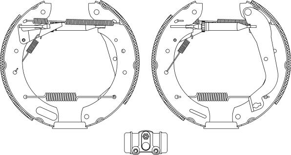 Pagid R1245 - Комплект спирачна челюст vvparts.bg