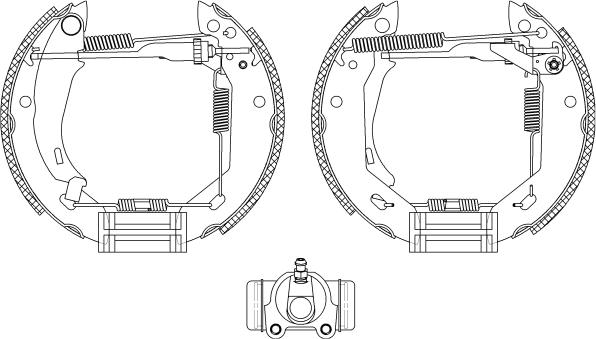 Pagid R1255 - Комплект спирачна челюст vvparts.bg