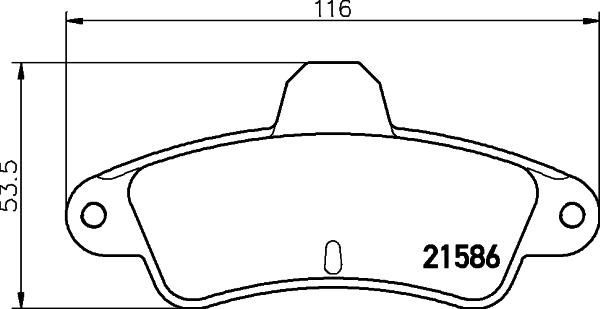 Pagid T9027 - Комплект спирачно феродо, дискови спирачки vvparts.bg