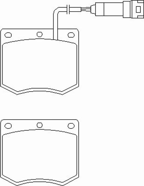 Pagid T4006 - Комплект спирачно феродо, дискови спирачки vvparts.bg