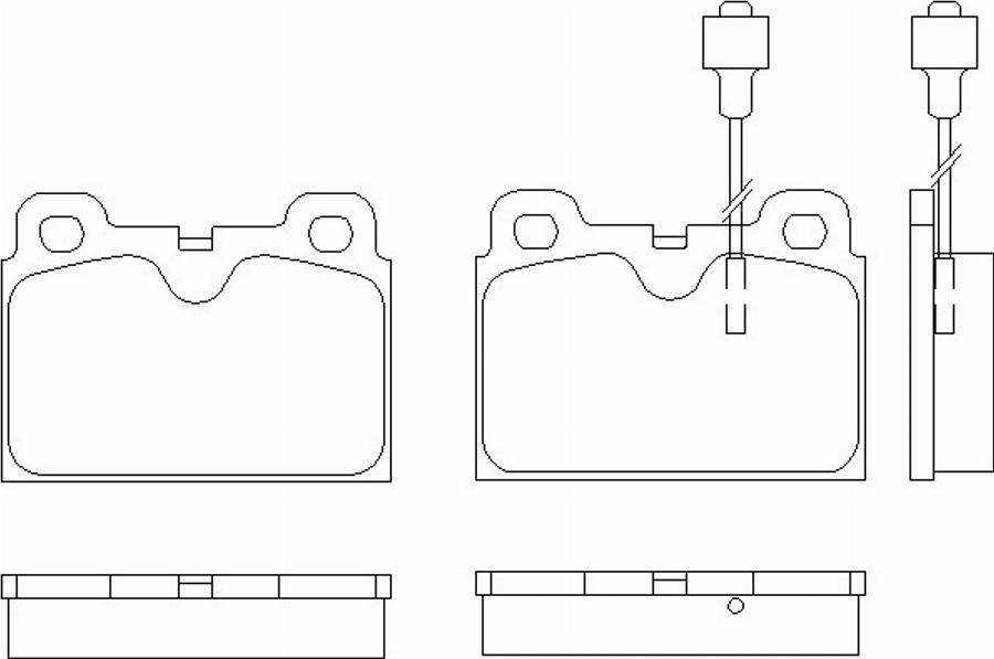 Pagid T0499 - Комплект спирачно феродо, дискови спирачки vvparts.bg