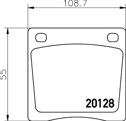 Pagid T0800 - Комплект спирачно феродо, дискови спирачки vvparts.bg