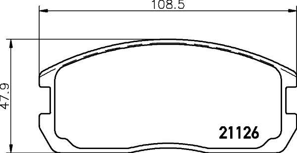 Pagid T0355 - Комплект спирачно феродо, дискови спирачки vvparts.bg