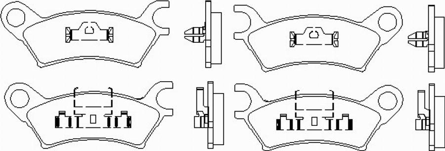 Pagid T0323 - Комплект спирачно феродо, дискови спирачки vvparts.bg