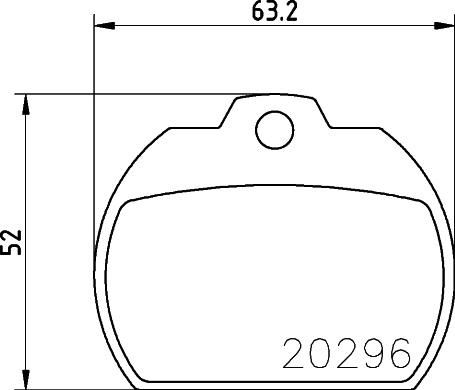 Pagid T0205 - Комплект спирачно феродо, дискови спирачки vvparts.bg