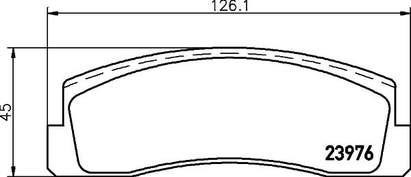 Pagid T1459 - Комплект спирачно феродо, дискови спирачки vvparts.bg