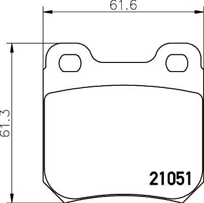 Pagid T1015 - Комплект спирачно феродо, дискови спирачки vvparts.bg