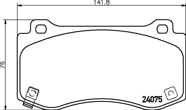 Pagid T1803 - Комплект спирачно феродо, дискови спирачки vvparts.bg