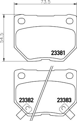 Pagid T1298 - Комплект спирачно феродо, дискови спирачки vvparts.bg