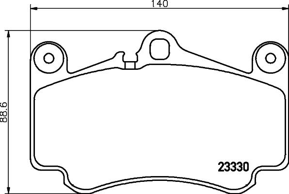 Pagid T1791 - Комплект спирачно феродо, дискови спирачки vvparts.bg