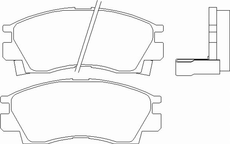 Pagid T3082 - Комплект спирачно феродо, дискови спирачки vvparts.bg