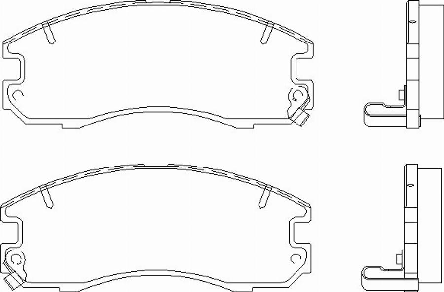 Pagid T3074 - Комплект спирачно феродо, дискови спирачки vvparts.bg